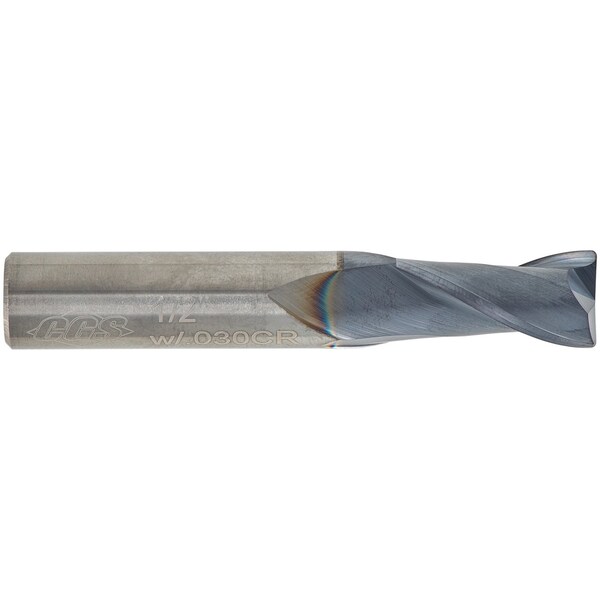 Cgs Tool CGS 2 Flute Solid Carbide End Mills for Milling CR123-5000.125-ALTiN - main